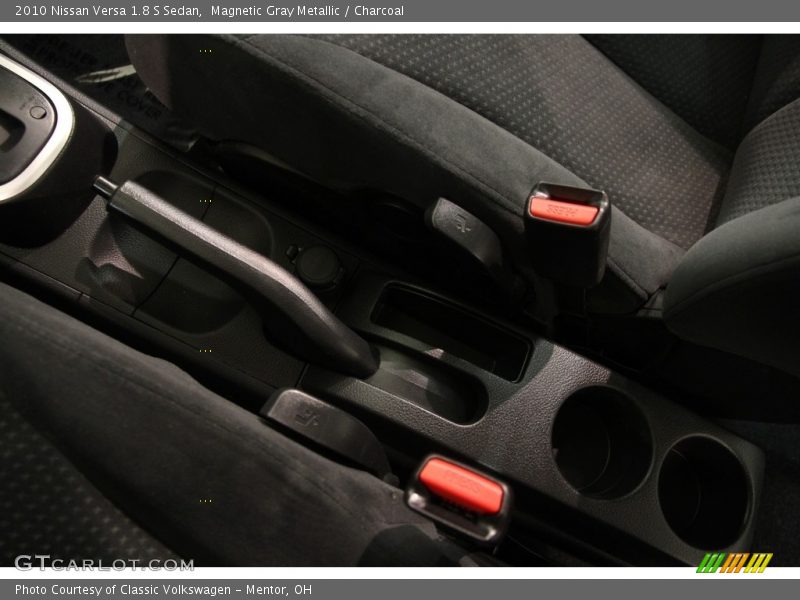 Magnetic Gray Metallic / Charcoal 2010 Nissan Versa 1.8 S Sedan