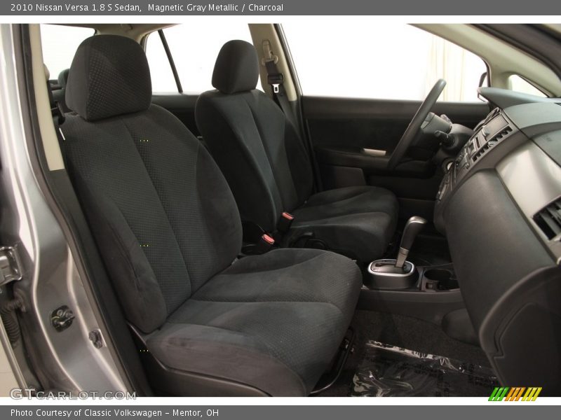 Magnetic Gray Metallic / Charcoal 2010 Nissan Versa 1.8 S Sedan