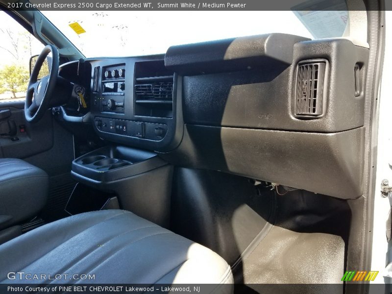 Summit White / Medium Pewter 2017 Chevrolet Express 2500 Cargo Extended WT