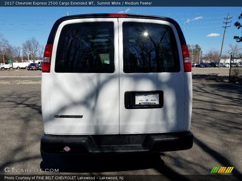 Summit White / Medium Pewter 2017 Chevrolet Express 2500 Cargo Extended WT