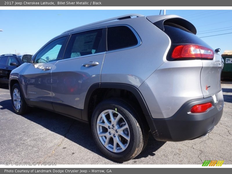 Billet Silver Metallic / Black 2017 Jeep Cherokee Latitude