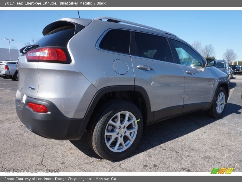 Billet Silver Metallic / Black 2017 Jeep Cherokee Latitude