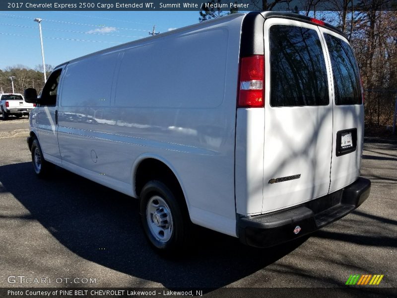 Summit White / Medium Pewter 2017 Chevrolet Express 2500 Cargo Extended WT