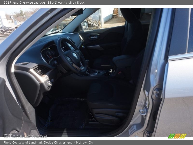 Billet Silver Metallic / Black 2017 Jeep Cherokee Latitude