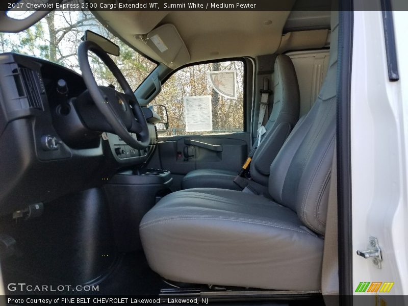 Summit White / Medium Pewter 2017 Chevrolet Express 2500 Cargo Extended WT