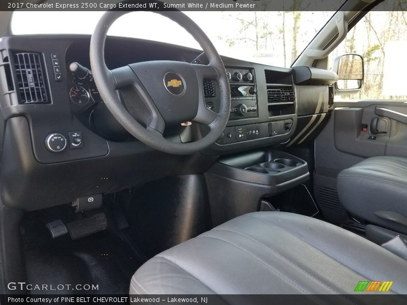 Summit White / Medium Pewter 2017 Chevrolet Express 2500 Cargo Extended WT