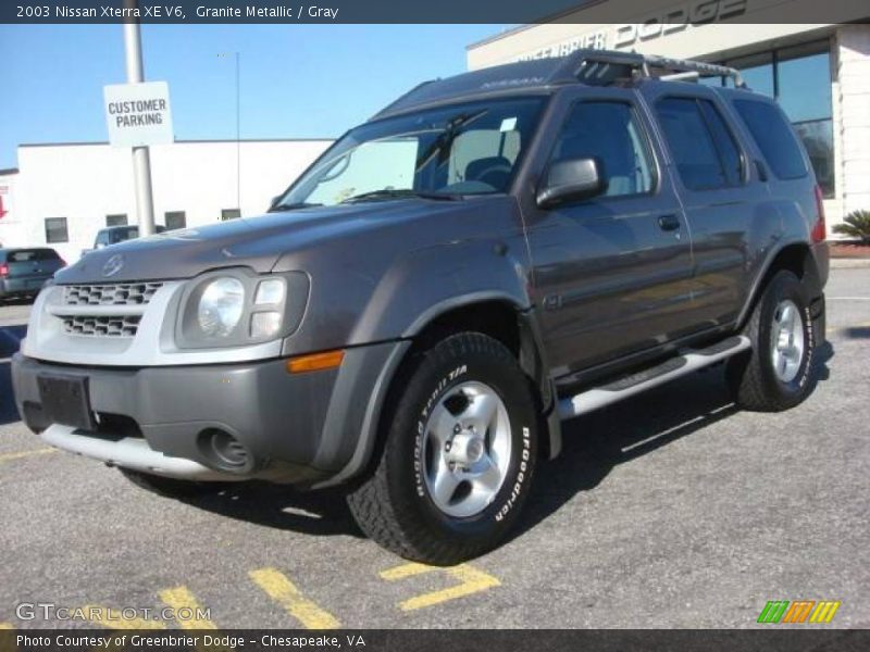 Granite Metallic / Gray 2003 Nissan Xterra XE V6