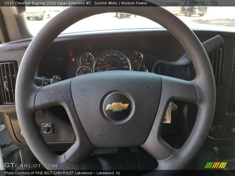 Summit White / Medium Pewter 2017 Chevrolet Express 2500 Cargo Extended WT