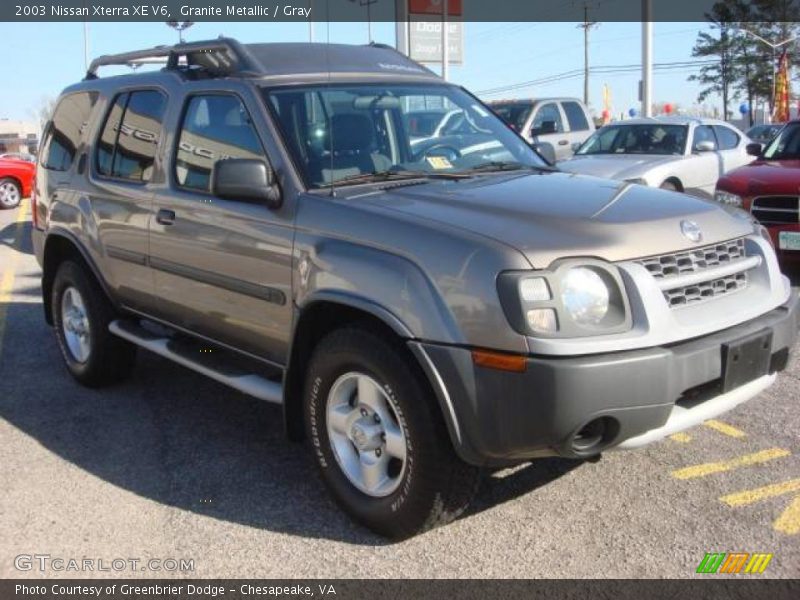 Granite Metallic / Gray 2003 Nissan Xterra XE V6