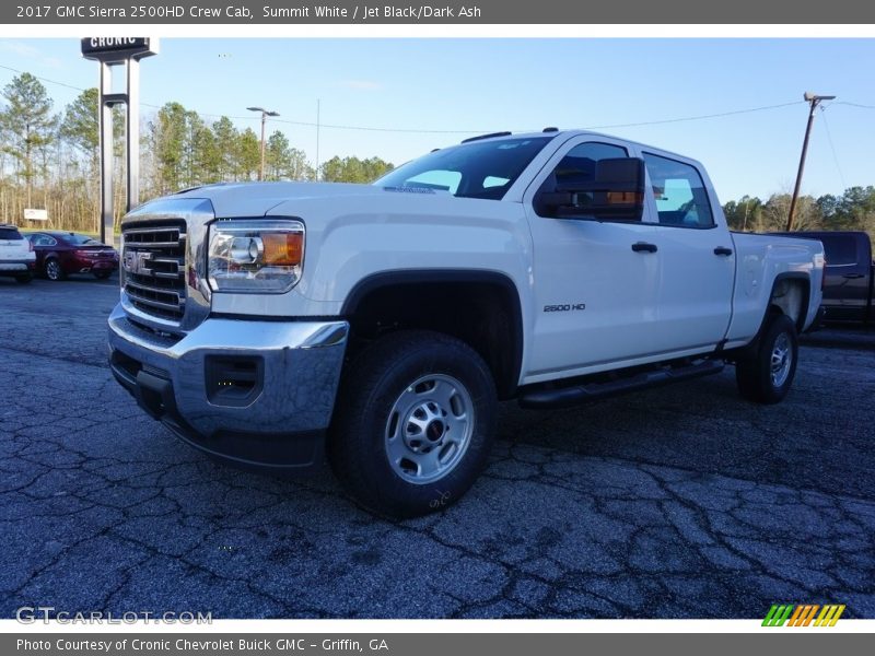 Summit White / Jet Black/Dark Ash 2017 GMC Sierra 2500HD Crew Cab