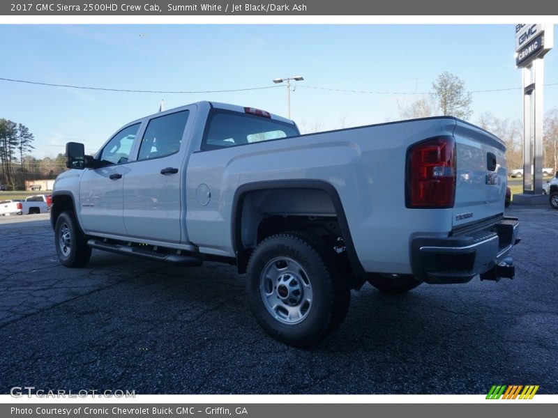 Summit White / Jet Black/Dark Ash 2017 GMC Sierra 2500HD Crew Cab