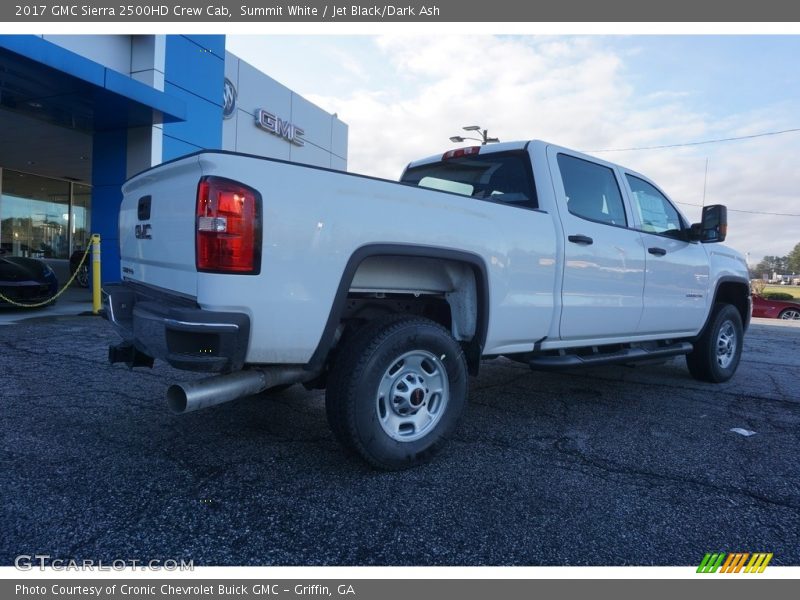 Summit White / Jet Black/Dark Ash 2017 GMC Sierra 2500HD Crew Cab