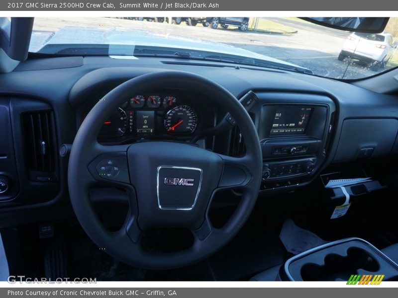 Summit White / Jet Black/Dark Ash 2017 GMC Sierra 2500HD Crew Cab