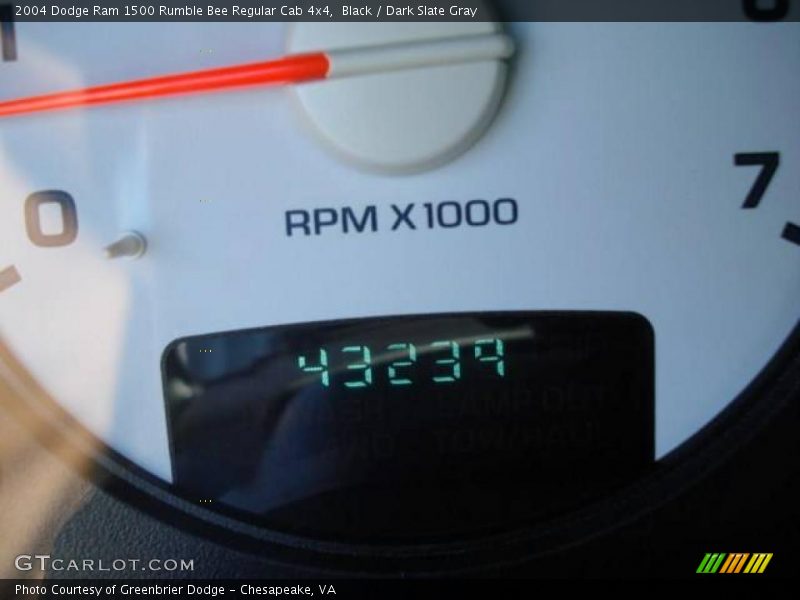 Black / Dark Slate Gray 2004 Dodge Ram 1500 Rumble Bee Regular Cab 4x4