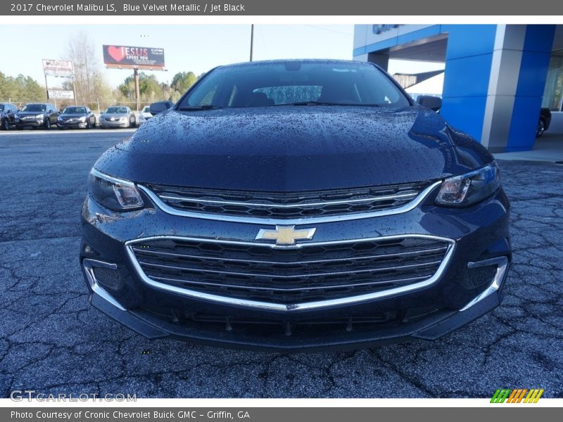 Blue Velvet Metallic / Jet Black 2017 Chevrolet Malibu LS