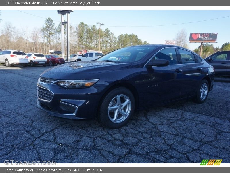 Blue Velvet Metallic / Jet Black 2017 Chevrolet Malibu LS