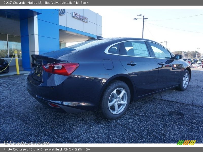 Blue Velvet Metallic / Jet Black 2017 Chevrolet Malibu LS