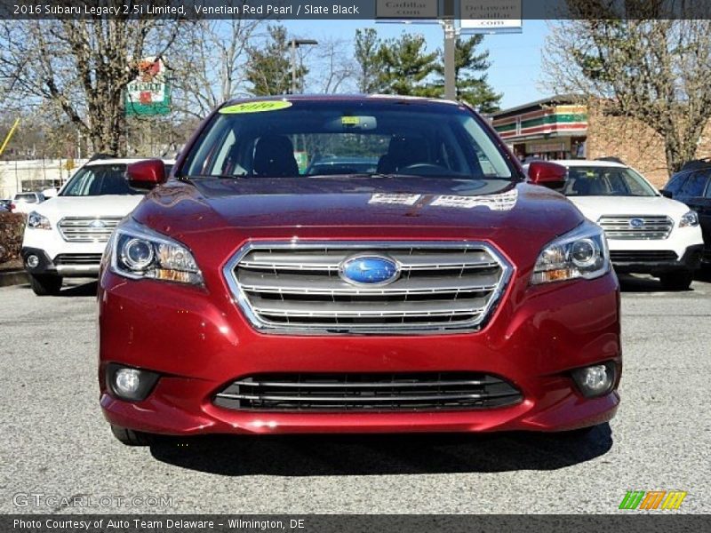 Venetian Red Pearl / Slate Black 2016 Subaru Legacy 2.5i Limited