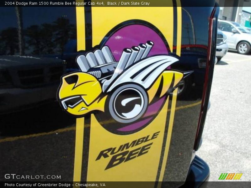 Black / Dark Slate Gray 2004 Dodge Ram 1500 Rumble Bee Regular Cab 4x4