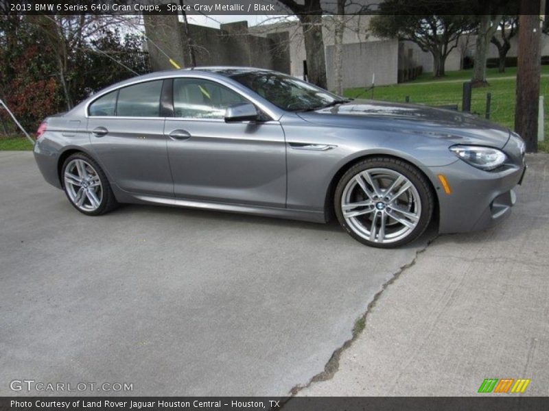 Space Gray Metallic / Black 2013 BMW 6 Series 640i Gran Coupe