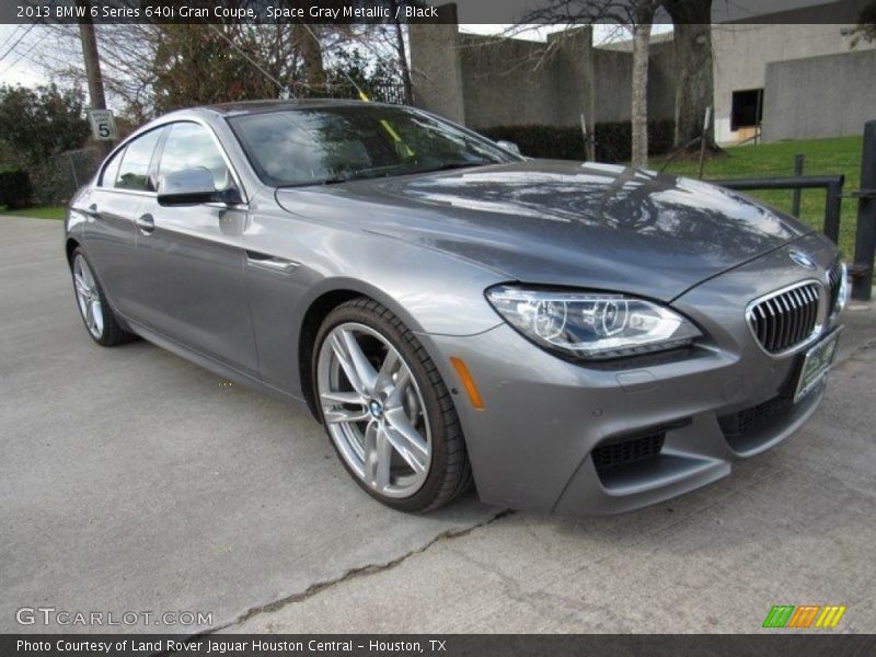 Space Gray Metallic / Black 2013 BMW 6 Series 640i Gran Coupe