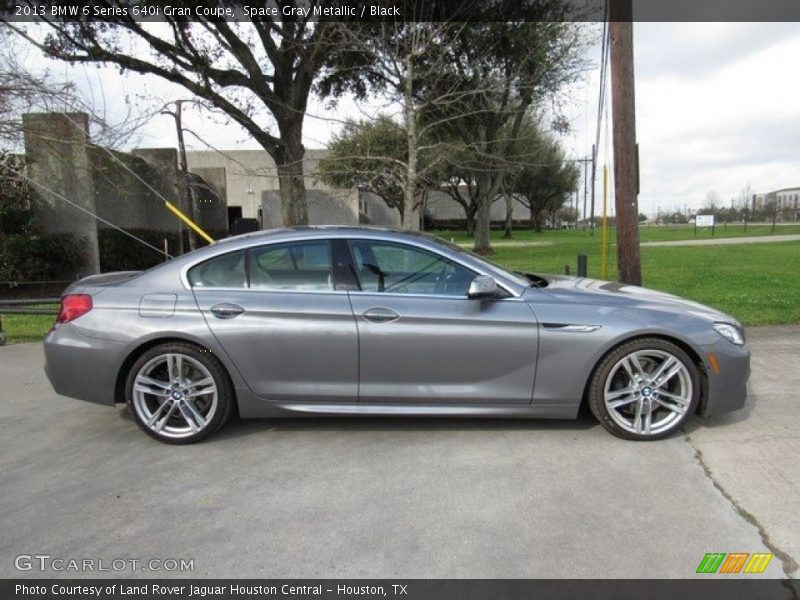 Space Gray Metallic / Black 2013 BMW 6 Series 640i Gran Coupe