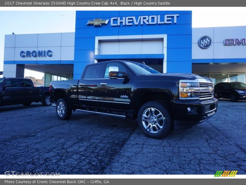 Black / High Country Saddle 2017 Chevrolet Silverado 2500HD High Country Crew Cab 4x4