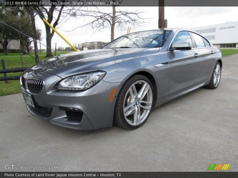 Space Gray Metallic / Black 2013 BMW 6 Series 640i Gran Coupe