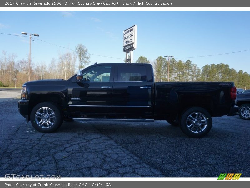 Black / High Country Saddle 2017 Chevrolet Silverado 2500HD High Country Crew Cab 4x4