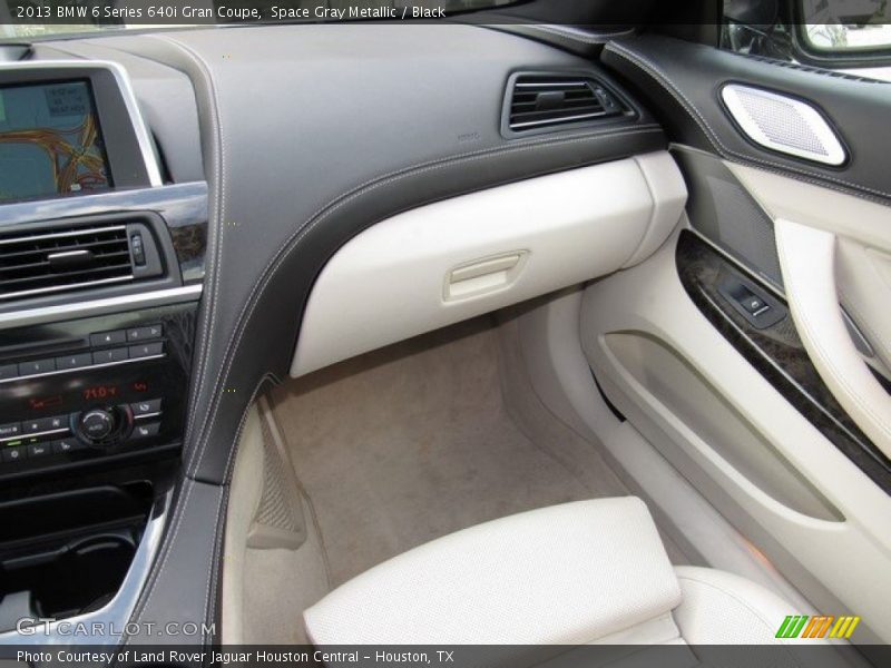 Space Gray Metallic / Black 2013 BMW 6 Series 640i Gran Coupe