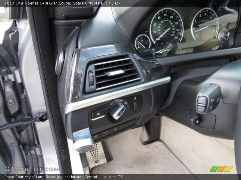 Space Gray Metallic / Black 2013 BMW 6 Series 640i Gran Coupe