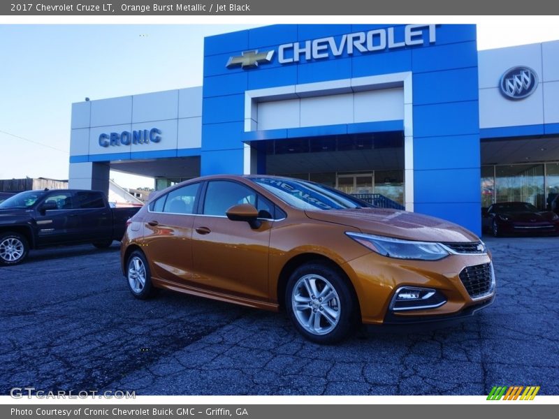 Orange Burst Metallic / Jet Black 2017 Chevrolet Cruze LT