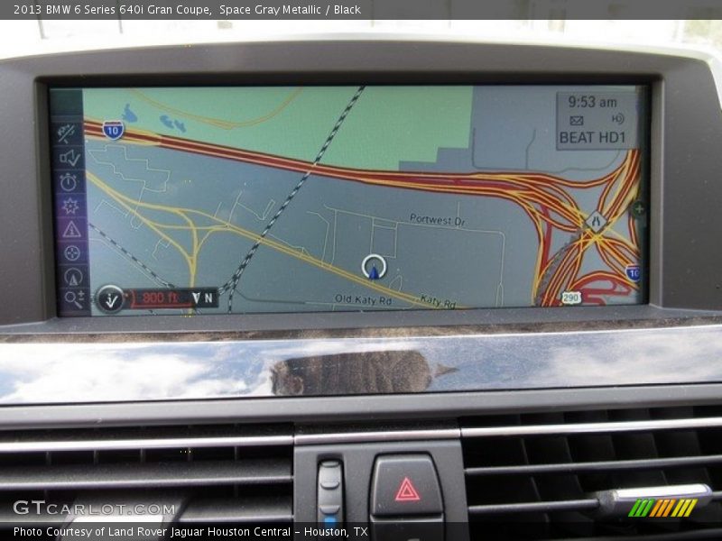 Space Gray Metallic / Black 2013 BMW 6 Series 640i Gran Coupe