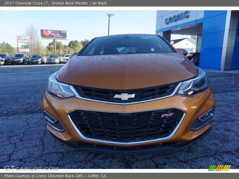 Orange Burst Metallic / Jet Black 2017 Chevrolet Cruze LT