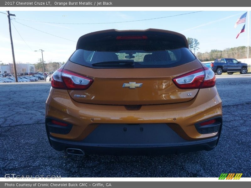 Orange Burst Metallic / Jet Black 2017 Chevrolet Cruze LT