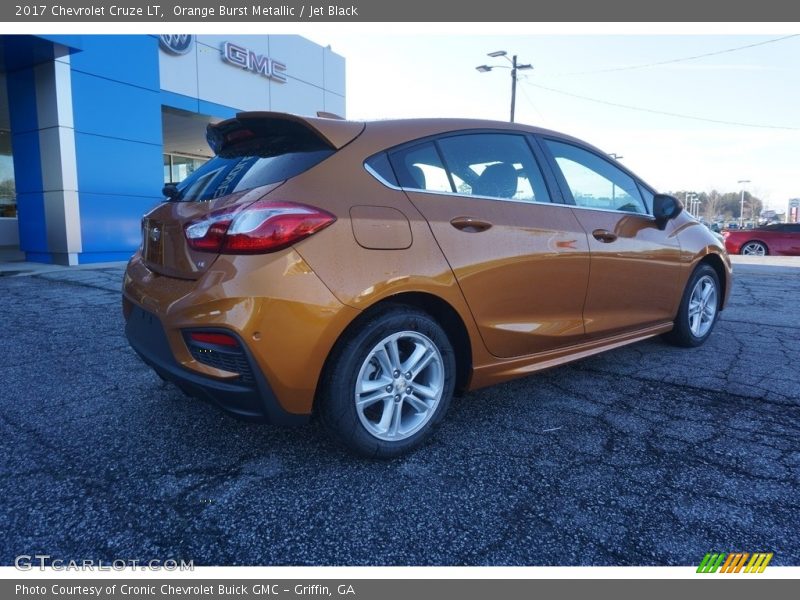 Orange Burst Metallic / Jet Black 2017 Chevrolet Cruze LT