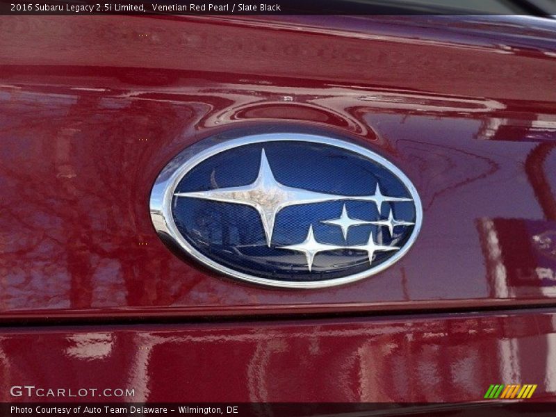 Venetian Red Pearl / Slate Black 2016 Subaru Legacy 2.5i Limited