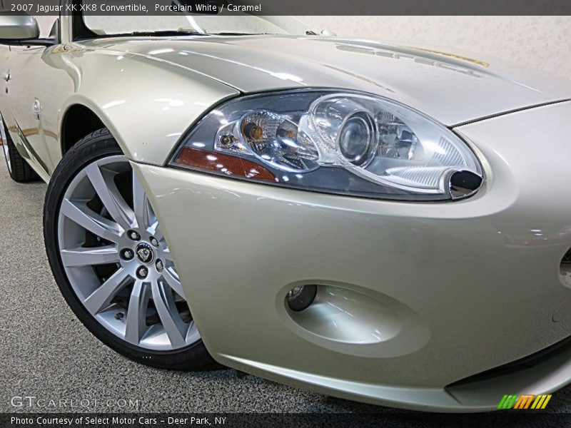 Porcelain White / Caramel 2007 Jaguar XK XK8 Convertible