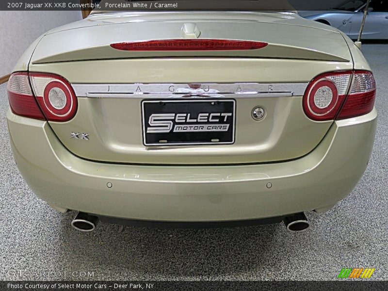 Porcelain White / Caramel 2007 Jaguar XK XK8 Convertible
