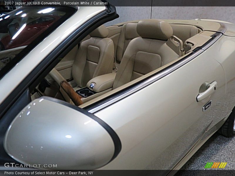 Porcelain White / Caramel 2007 Jaguar XK XK8 Convertible