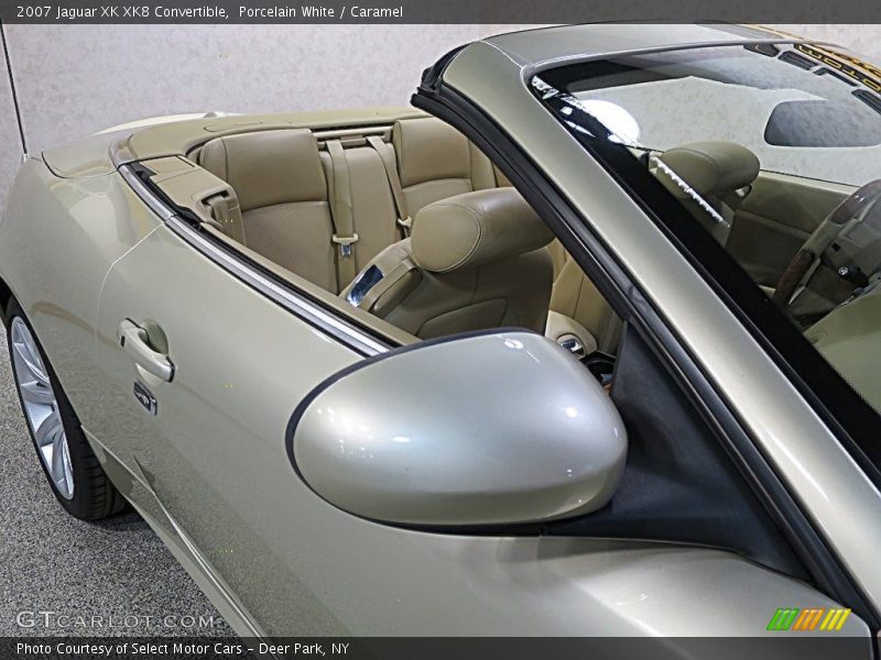 Porcelain White / Caramel 2007 Jaguar XK XK8 Convertible