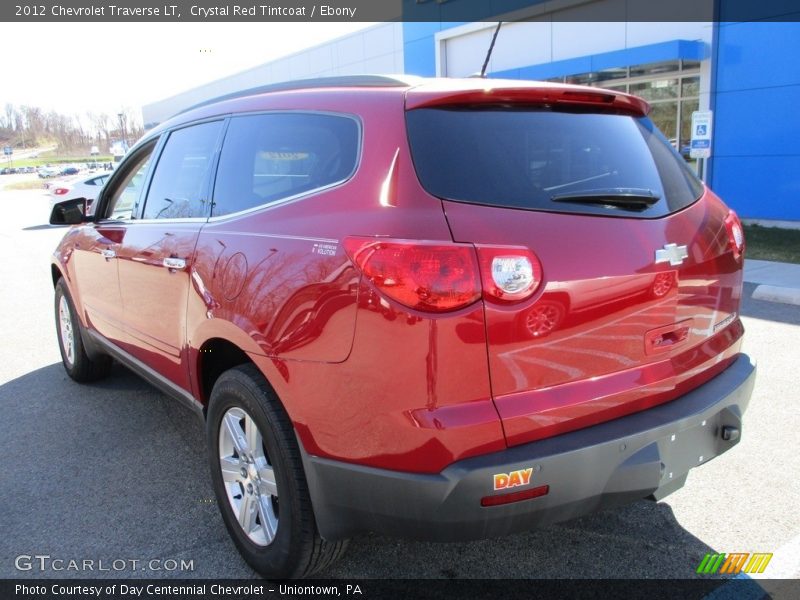 Crystal Red Tintcoat / Ebony 2012 Chevrolet Traverse LT