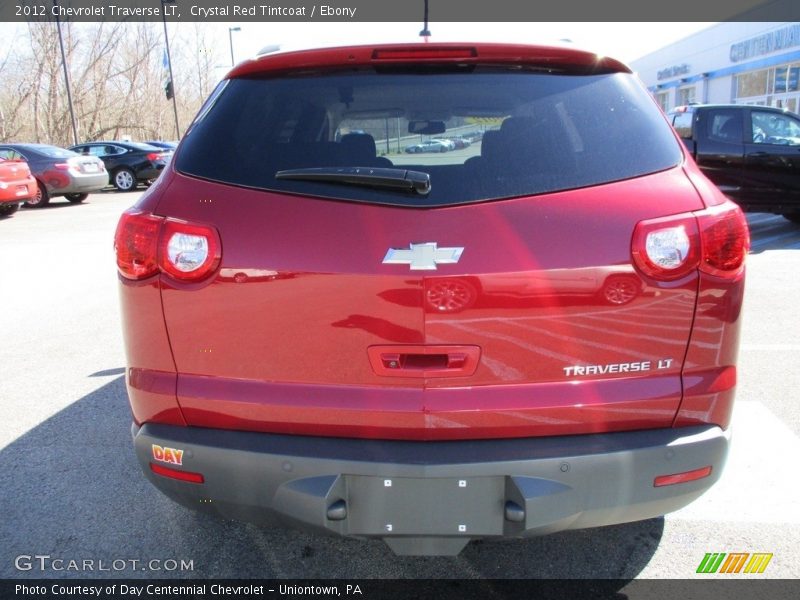 Crystal Red Tintcoat / Ebony 2012 Chevrolet Traverse LT