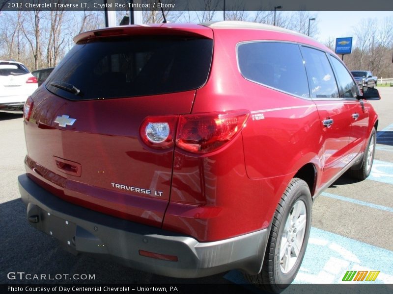 Crystal Red Tintcoat / Ebony 2012 Chevrolet Traverse LT
