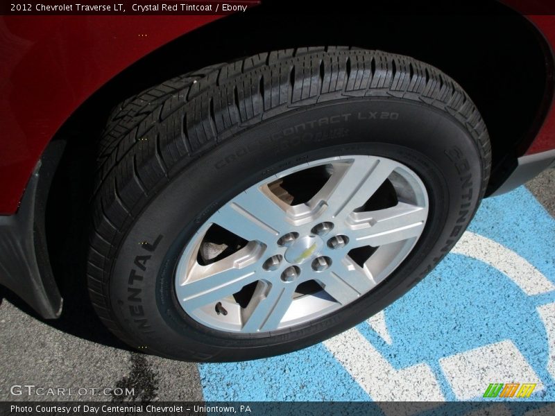Crystal Red Tintcoat / Ebony 2012 Chevrolet Traverse LT