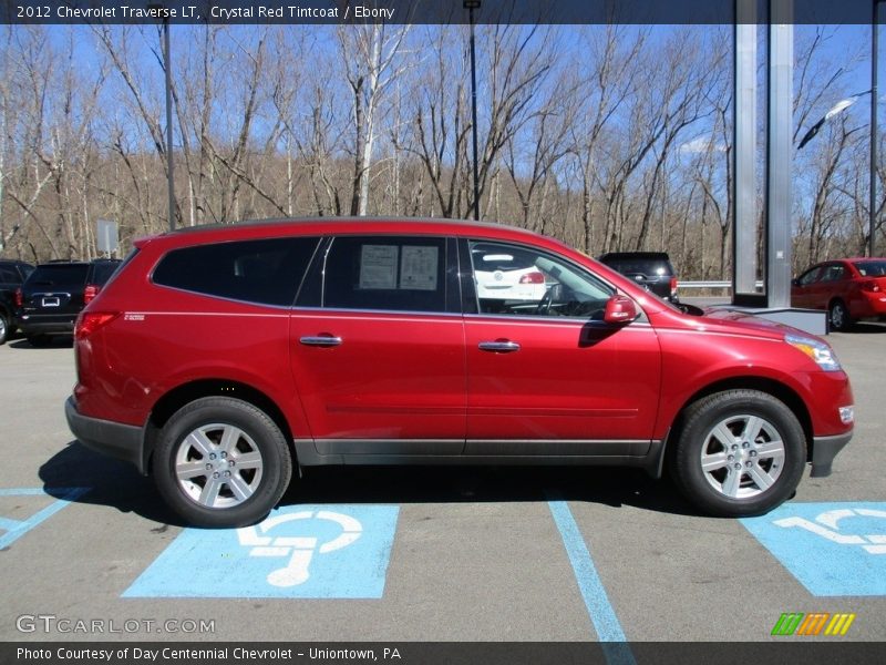 Crystal Red Tintcoat / Ebony 2012 Chevrolet Traverse LT