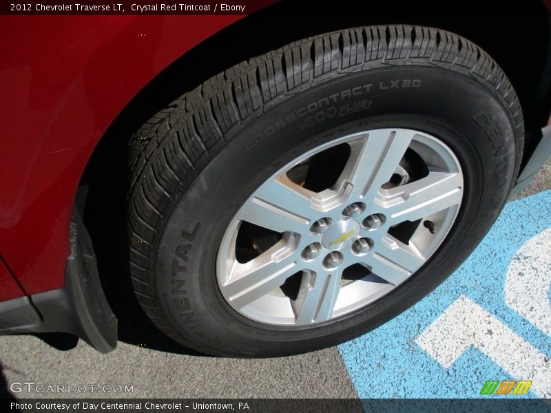 Crystal Red Tintcoat / Ebony 2012 Chevrolet Traverse LT