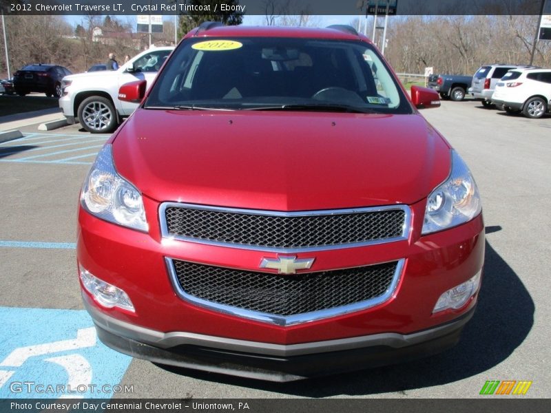Crystal Red Tintcoat / Ebony 2012 Chevrolet Traverse LT