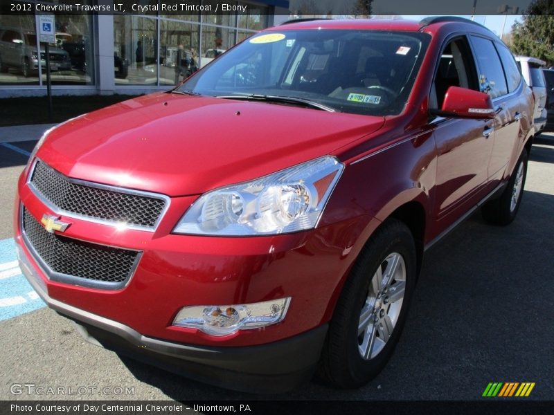 Crystal Red Tintcoat / Ebony 2012 Chevrolet Traverse LT