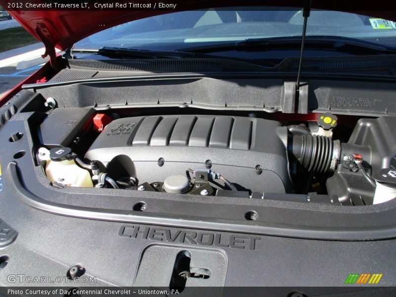 Crystal Red Tintcoat / Ebony 2012 Chevrolet Traverse LT
